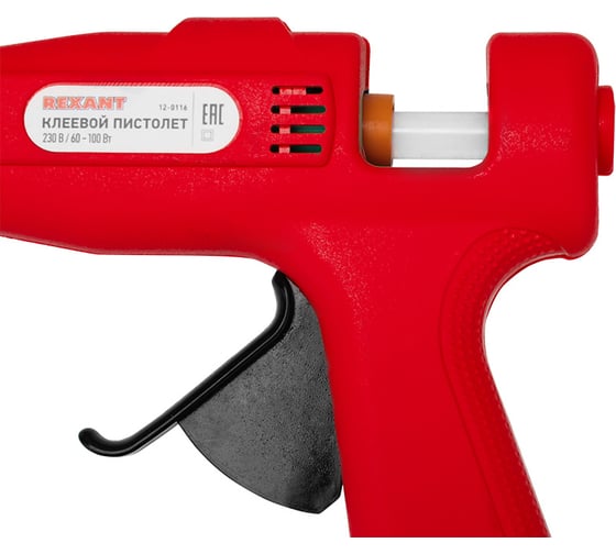 Клеевой пистолет Rexant 60 Вт/100 Вт 12-0116