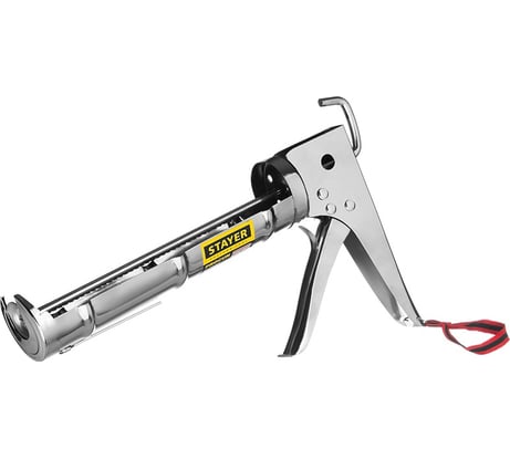 Полукорпусной хромированный пистолет для герметиков STAYER PROFESSIONAL 310мл 0662