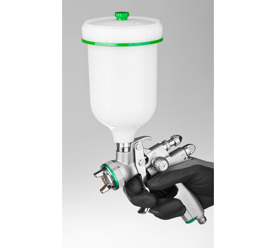 Пневматический краскопульт KRAFTOOL Jeta 1000 с верхним бачком, HVLP, 1.3 мм 06559-1.3