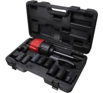 Пневмогайковерт с длинным валом ROCKFORCE с комплектом ударных головок RF-8091D