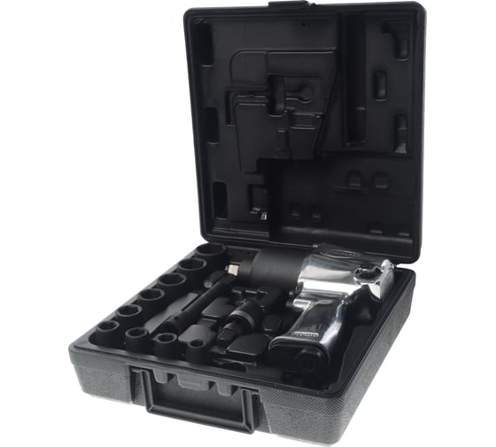 Пневмогайковерт ROCKFORCE c комплектом головок 10-27мм 12 предметов RF-825410K12