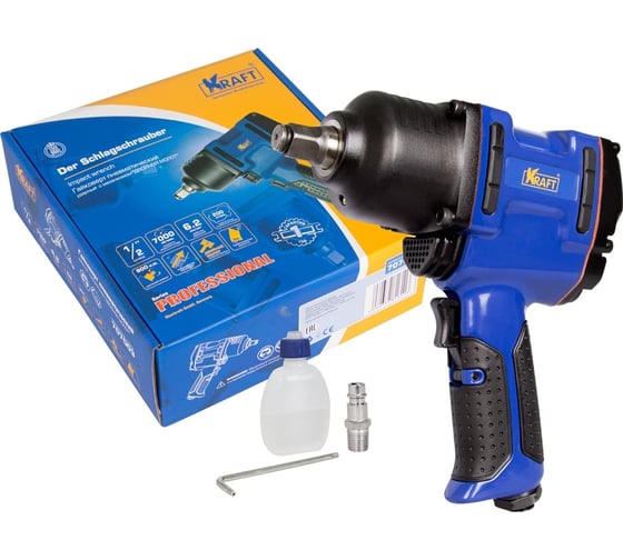 Пневматический ударный гайковерт KRAFT KT 707003