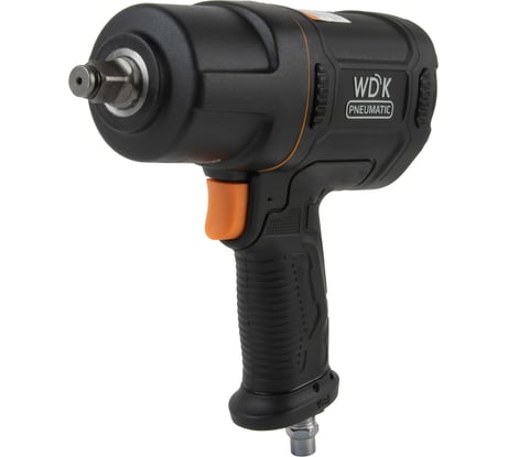 Пневматический ударный гайковерт WIEDERKRAFT 1/2", 1750 Нм, композитный корпус WDK-20450