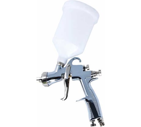 Краскопульт Русский Мастер K-400 д=2.5 мм, ХРОМ, верхний бачок РМ-383700