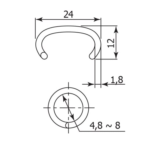 Скобообжимной пистолет AMT C-Ring 4,8 – 8 мм SC7C