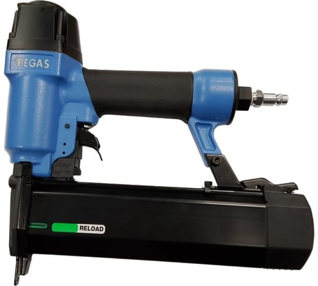 Универсальный гвоздескобозабивной пистолет Pegas pneumatic F18/50C гвоздь 15-50 мм, скоба 10-40 мм 1014