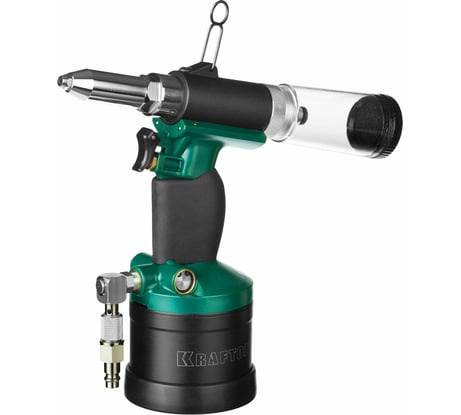 Пневматический заклепочник KRAFTOOL ARC-48 Vacuum-Lock, для заклепок, 2.4-3.2-4-4.8мм 31188