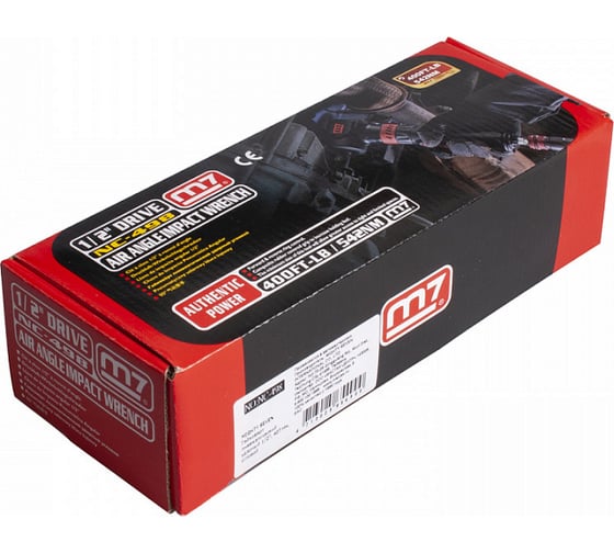 Пневматический ударный угловой гайковерт MIGHTY SEVEN 1/2", 542 Нм NC-498
