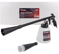 Пистолет пневматический для чистки салона автомобиля с бачком 1л Forcekraft, FK-203821( из двух частей)(57641) FK-203821/ из двух частей/(57641)