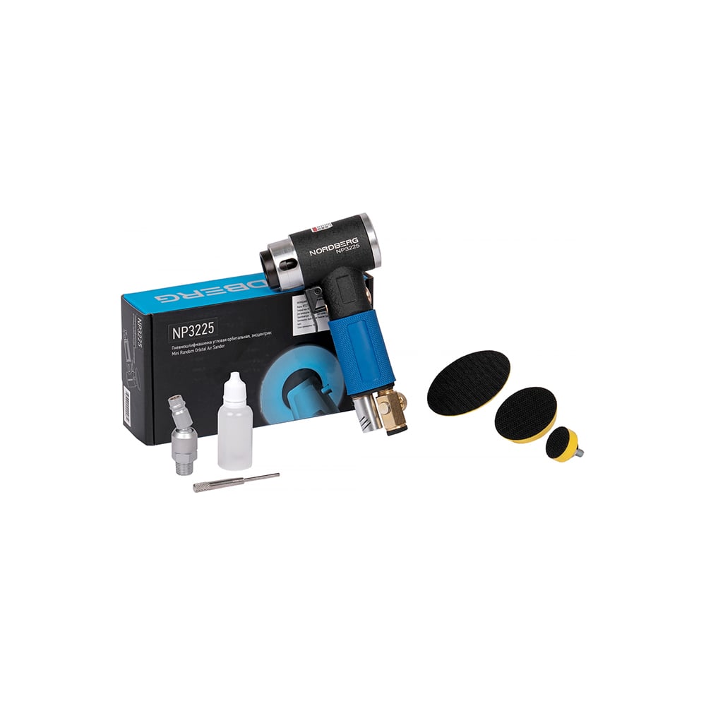 Пневмошлифмашинка угловая орбитальная NORDBERG эксцентрик, диаметр