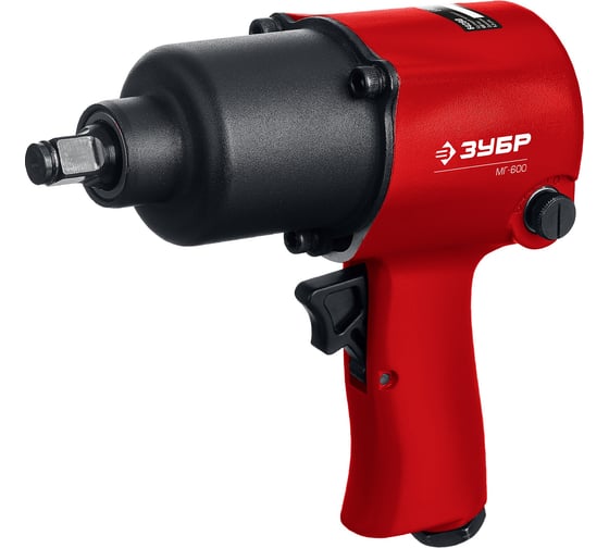 Ударный пневматический гайковерт ЗУБР МГ-600 1/2", 600 Нм 64280
