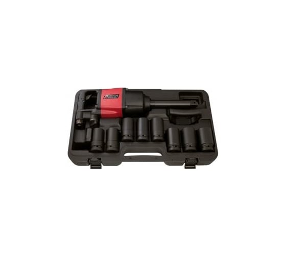 Прямой пневмогайковерт Byemax 210 мм, в наборе с головками BM-47-4072L8K