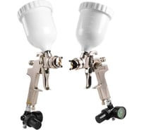 Краскораспылитель ECO с манометром (HVLP, сопло ф 1.4мм, верх. бак 600мл) SG-97H14