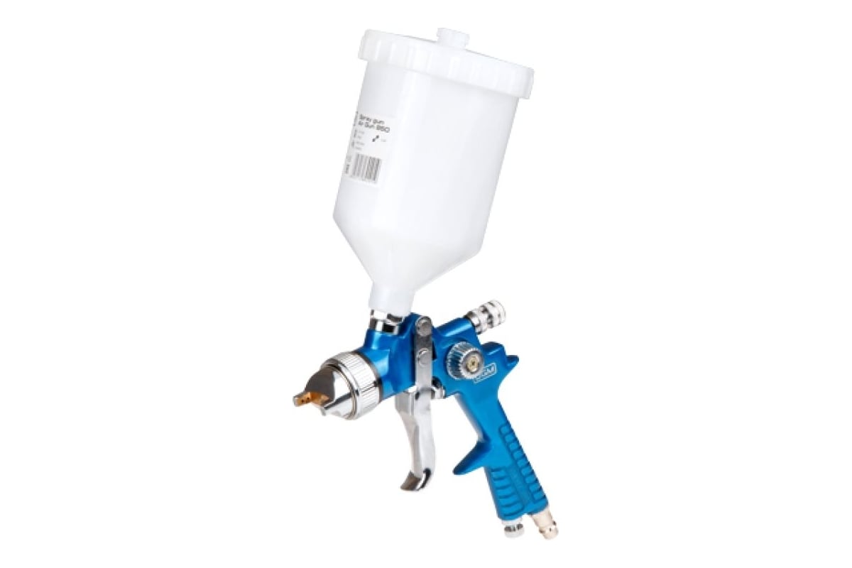 Краскораспылитель DGM Air Gun 850 (HVLP, сопло ф 1.4мм, верх. бак 600мл ...