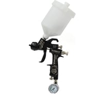 Краскораспылитель WALCOM Slim Kombat HTE верхний пластиковый бачок 0,68 л, сопло 2.5 В комплекте: чемоданчик, регулятор давления воздуха с манометром, ЗИП 803025