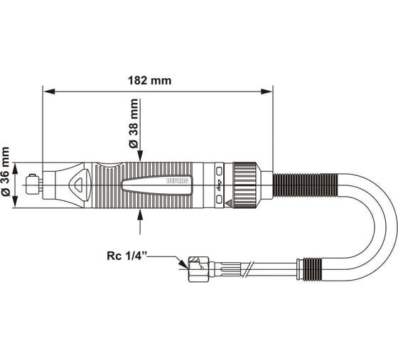 Пневматический напильник DEPRAG FS905-630BY 6061238A