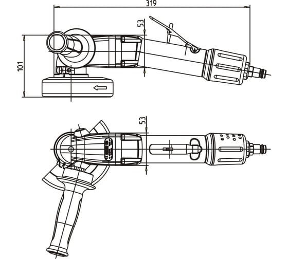 Угловая шлифовальная машинка DEPRAG GA812-100BX 6060545A
