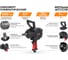 Пневмогайковерт AV Steel 3/4"dr. 2250Нм 7,0кг Twin hammer "" AV-741402 6