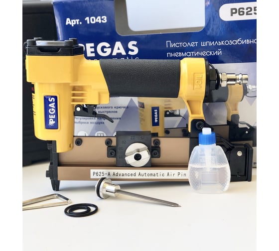 Шпилькозабивной пневмопистолет Pegas pneumatic P625 1043