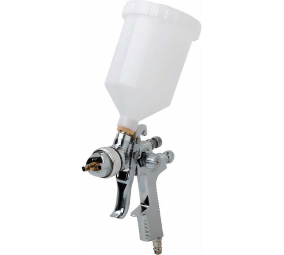 Пневматический краскопульт INTERTOOL, форсунка 1.4 мм, бачок 600 мл PT-0103