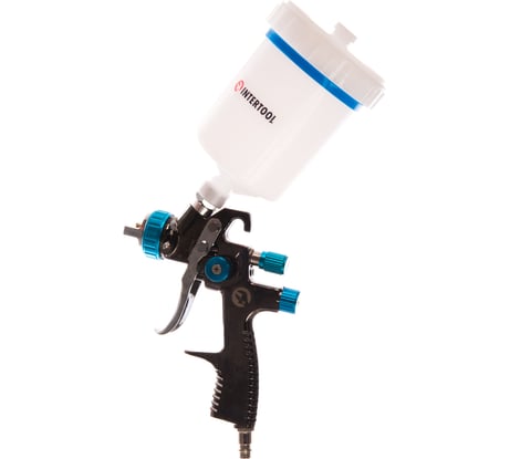 Пневматический краскопульт INTERTOOL LVLP BLUE PT-0134
