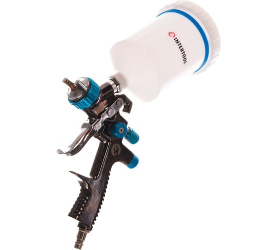 Пневматический краскопульт INTERTOOL LVLP BLUE PT-0134