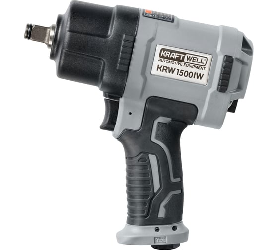 Пневматический ударный гайковерт KraftWell 1/2", 1500 Нм KRW1500IW