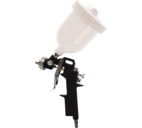 Пневматический краскопульт INTERTOOL HP, форсунка 1.5 мм, бачок 600 мл, 3 регулировки PT-0210