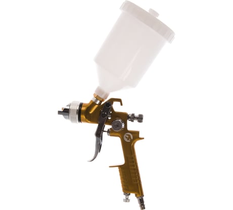 Пневматический краскопульт INTERTOOL, форсунка 1.5мм, бачок 600 мл, PT-0110