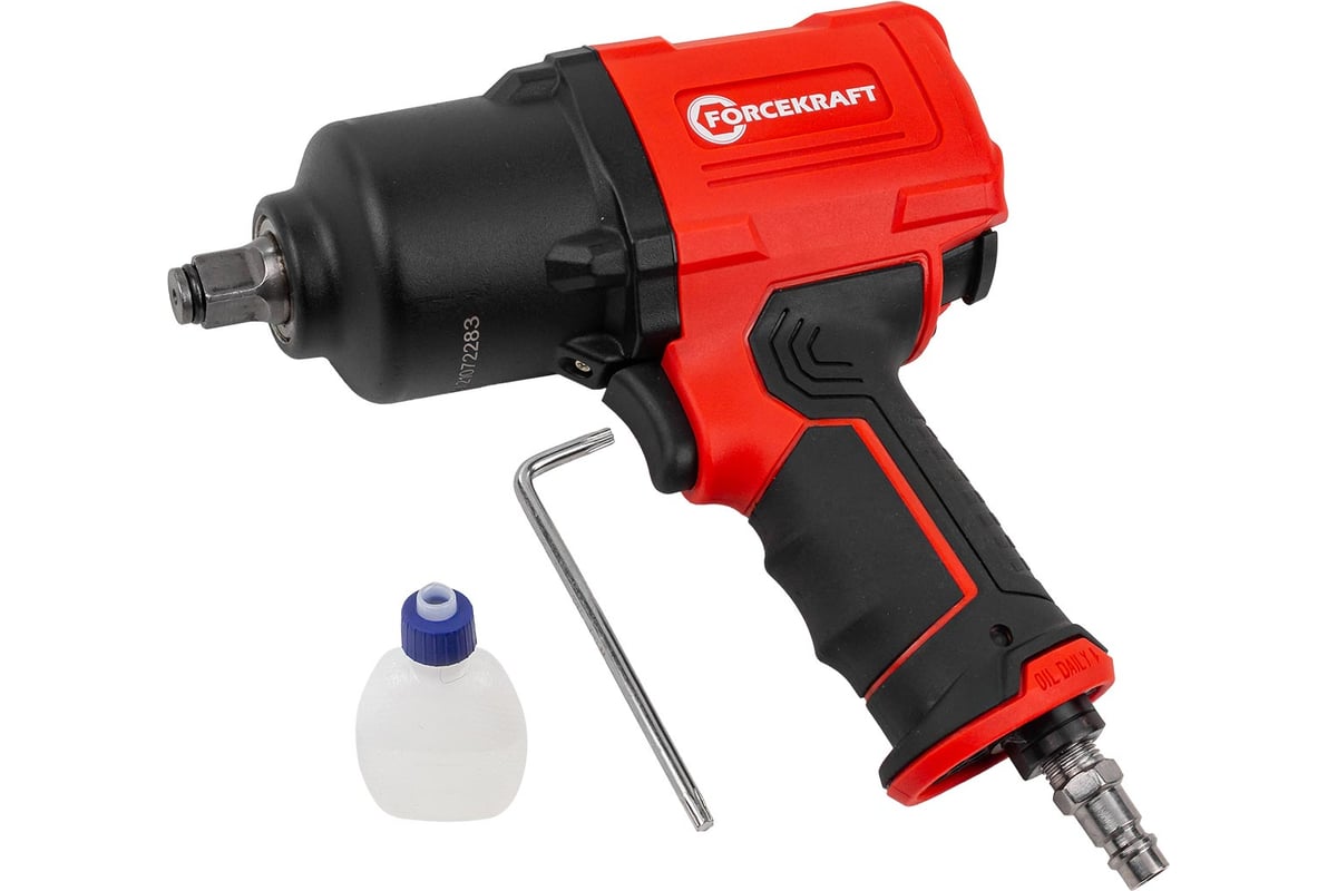Пневмогайковерт ударный Forcekraft ''Twin Hammer'' с реверсом FK-82548 ...