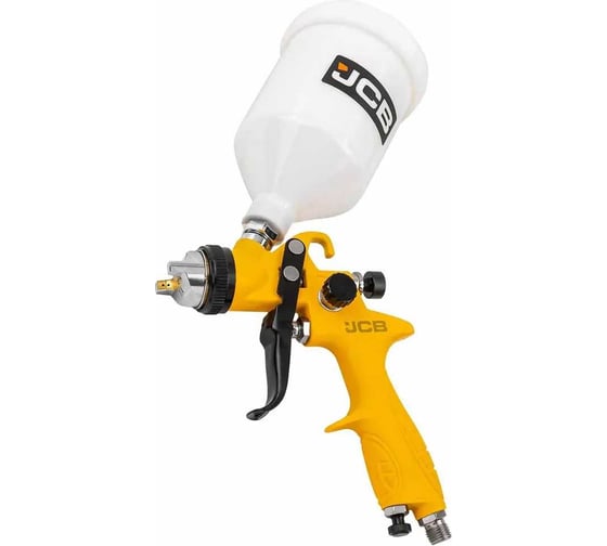Краскораспылитель JCB с верхним пластиковым бачком 600мл JCB-H-827-2V(59973)