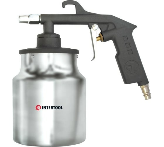 Пескоструйный пневматический пистолет с бачком INTERTOOL PT-0705