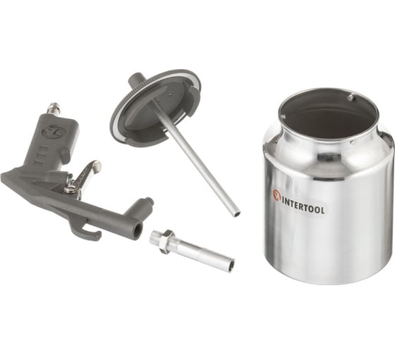 Пескоструйный пневматический пистолет с бачком INTERTOOL PT-0705