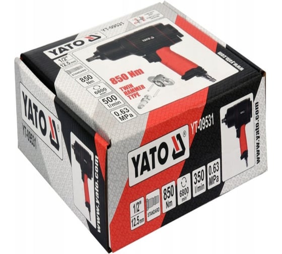 Ударный пневмогайковерт YATO YT-09531
