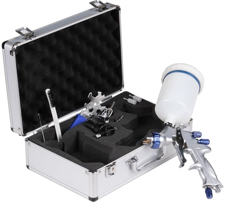 Краскопульт NORDBERG LVMP с верхним баком, сопло 1.3 мм, в алюминиевом кейсе NP7013