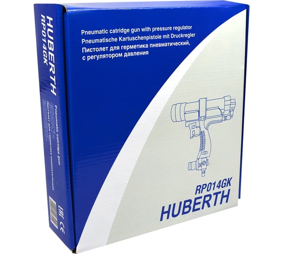 Пистолет для герметика пневматический HUBERTH RP014GK