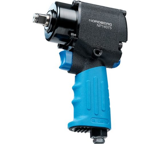 Ударный пневмогайковерт NORDBERG 1/2", 680 Нм, укороченный NP14075