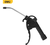 Пистолет продувочный DELI DL-XQ01 длина сопла 100 мм, расход воздуха 350 л/мин 132469