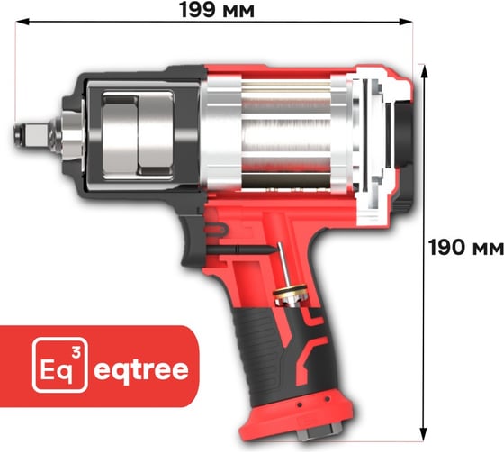 Гайковерт ударный eqtree 1/2 1750Нм В0000000203439