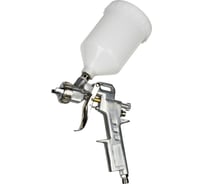 Универсальный окрасочный пистолет высокого давления AVE S-990G дюза 1.8 мм, вход 1/4", с пластиковым бачком 600 мл S-990G-1,8