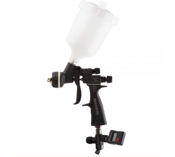 Краскораспылитель WALCOM W013013 GENESI CARBONIO EVO 360 HTE CLEAR 0,68 л, сопло 1.3 для нанесения лака 963013 1