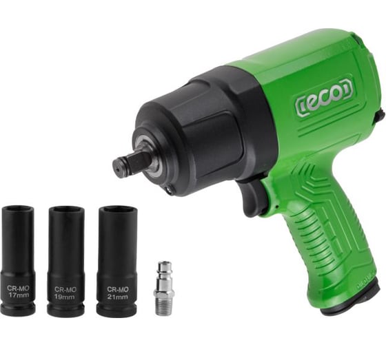 Пневмогайковерт ECO AIW-1300S 1/2" EC3914-5 1
