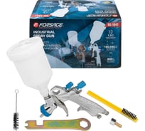 Пневматический краскораспылитель Forsage с верхним пластиковым бачком 600 мл F-SG-1047(61569)