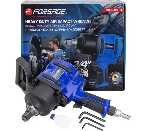 Гайковерт пневматический ударный Forsage 3/4 (2400Нм) F-NC-6220(61560)