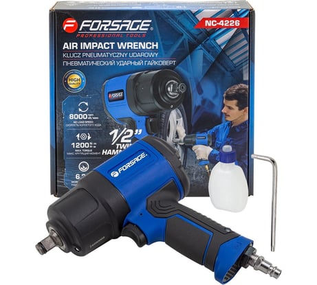 Гайковерт пневматический ударный Forsage 1/2 (1200Нм) F-NC-4226(61555)