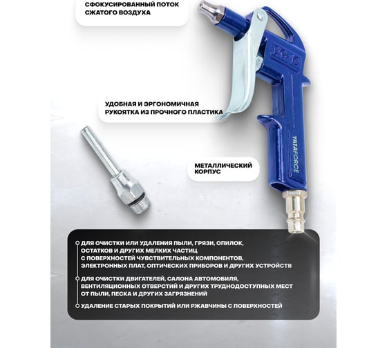 Пистолет обдувочный YATAFORCE YF-DG-10-2(61490)