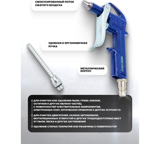 Пистолет обдувочный YATAFORCE YF-DG-10-3(61491)