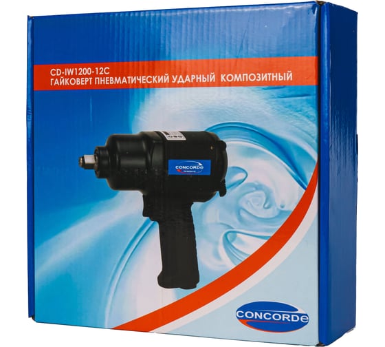 Гайковерт пневматический ударный композитный CONCORDE CD-IW1200-12С 00006692751