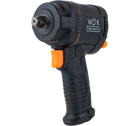 Гайковерт пневматический ударный WIEDERKRAFT композитный корпус, привод 1/2, 1200 Нм WDK-20425S