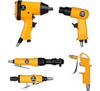 Набор пневмоинструмента и аксессуаров DEKO PT61D в кейсе, 61 предмет 085-1083